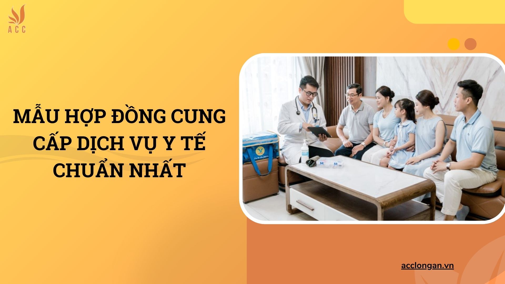 Mẫu hợp đồng cung cấp dịch vụ y tế chuẩn nhất