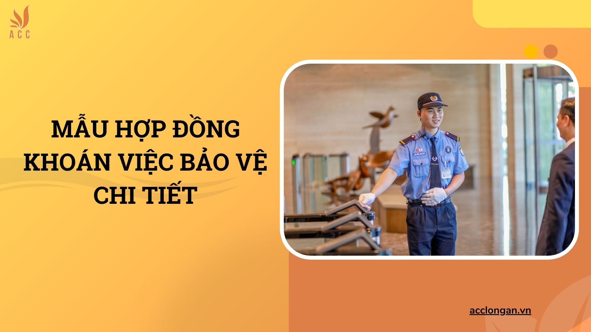 Mẫu hợp đồng khoán việc bảo vệ chi tiết