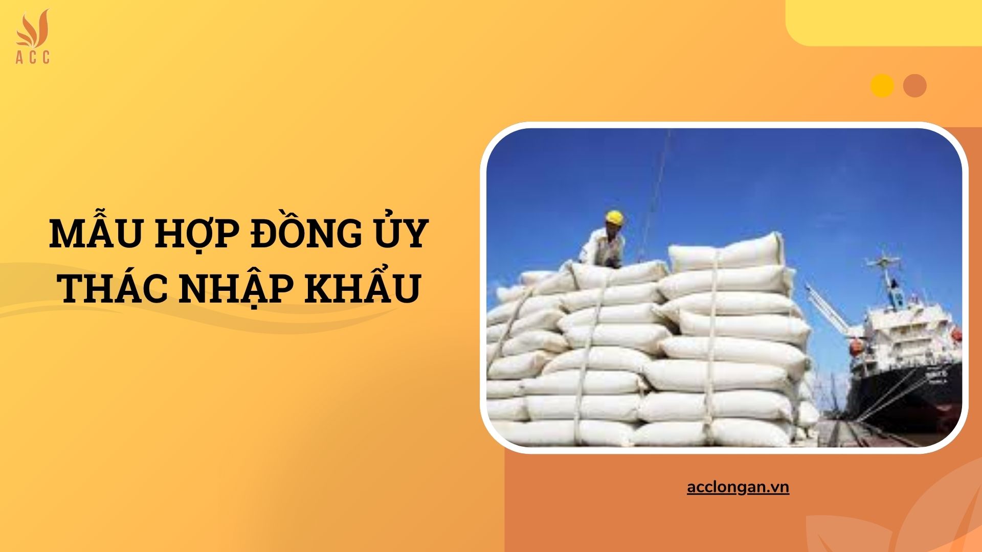 Mẫu hợp đồng nhập khẩu