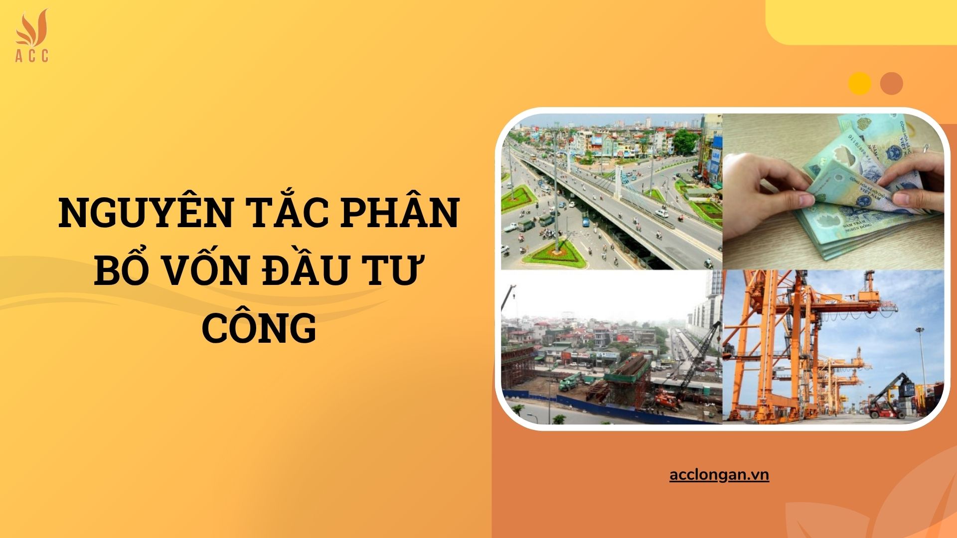 Nguyên tắc phân bổ vốn đầu tư công