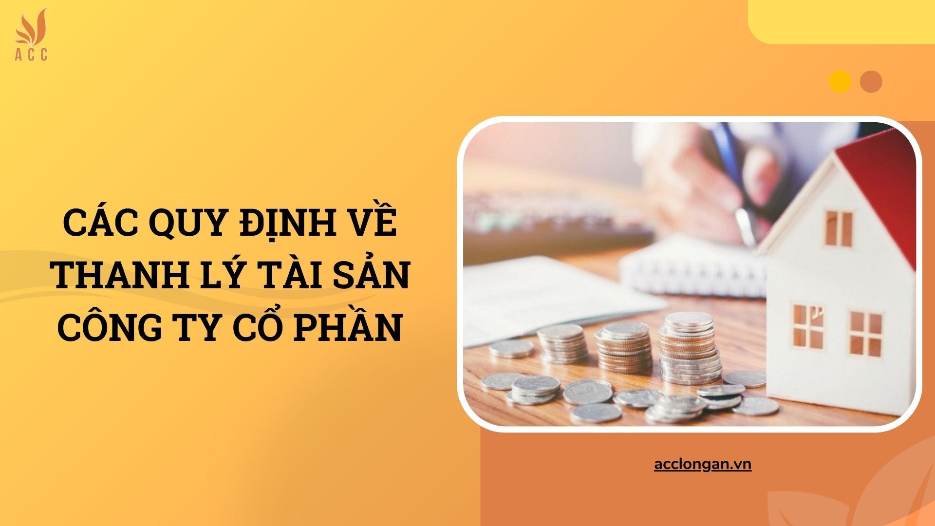 Các quy định về thanh lý tài sản công ty cổ phần