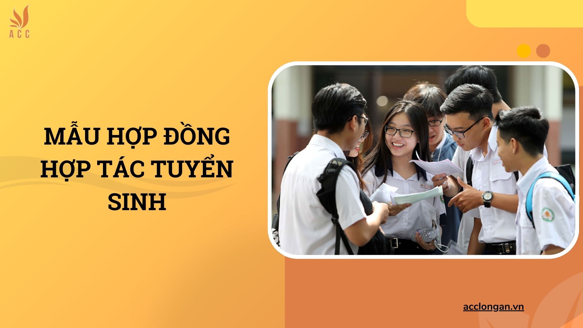 Mẫu hợp đồng hợp tác tuyển sinh