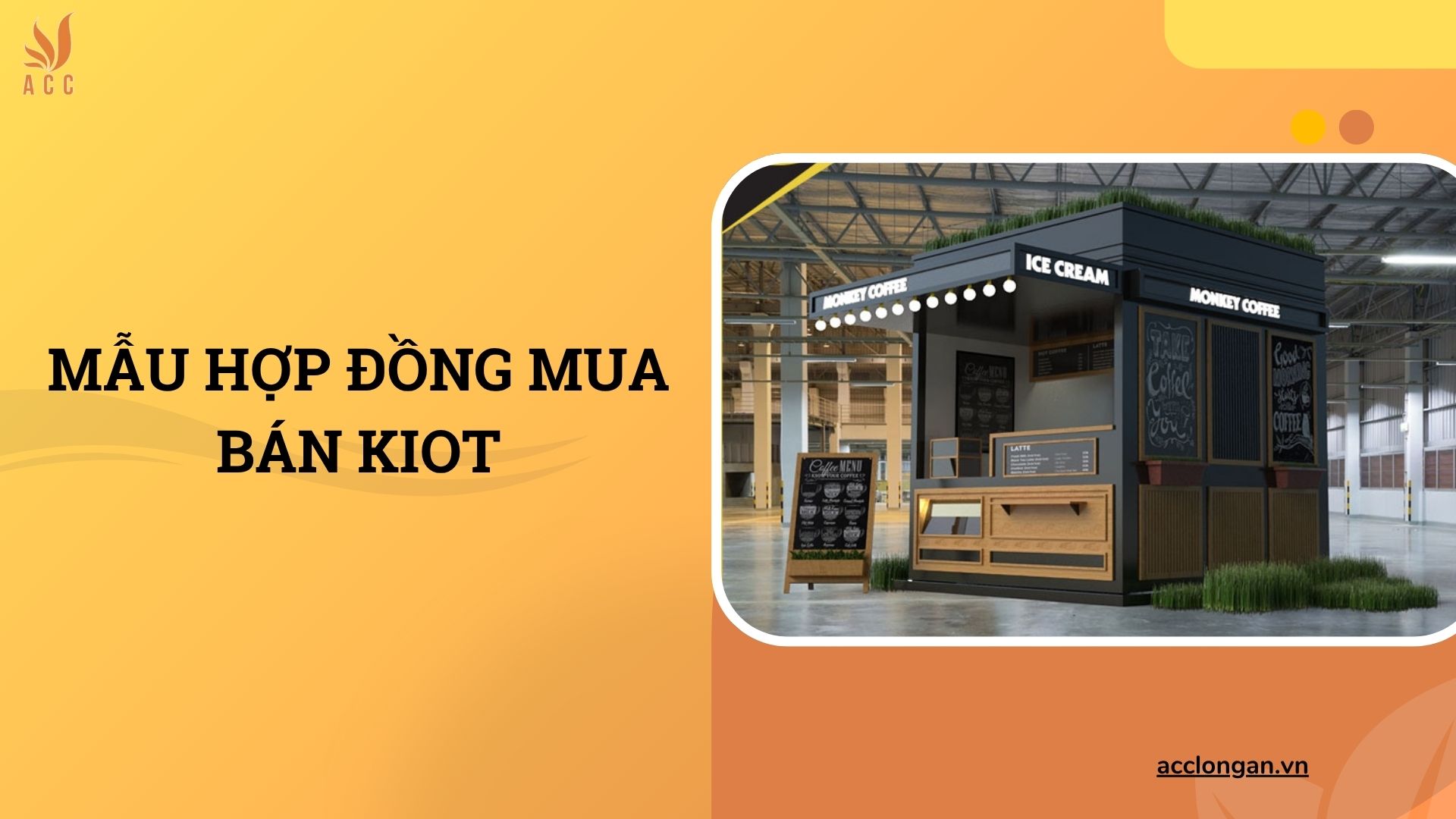 Mẫu hợp đồng mua bán kiot