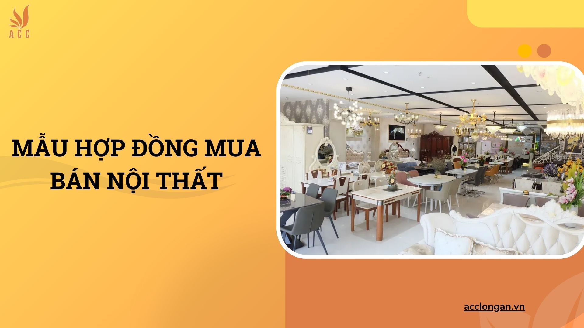 Mẫu hợp đồng mua bán nội thất