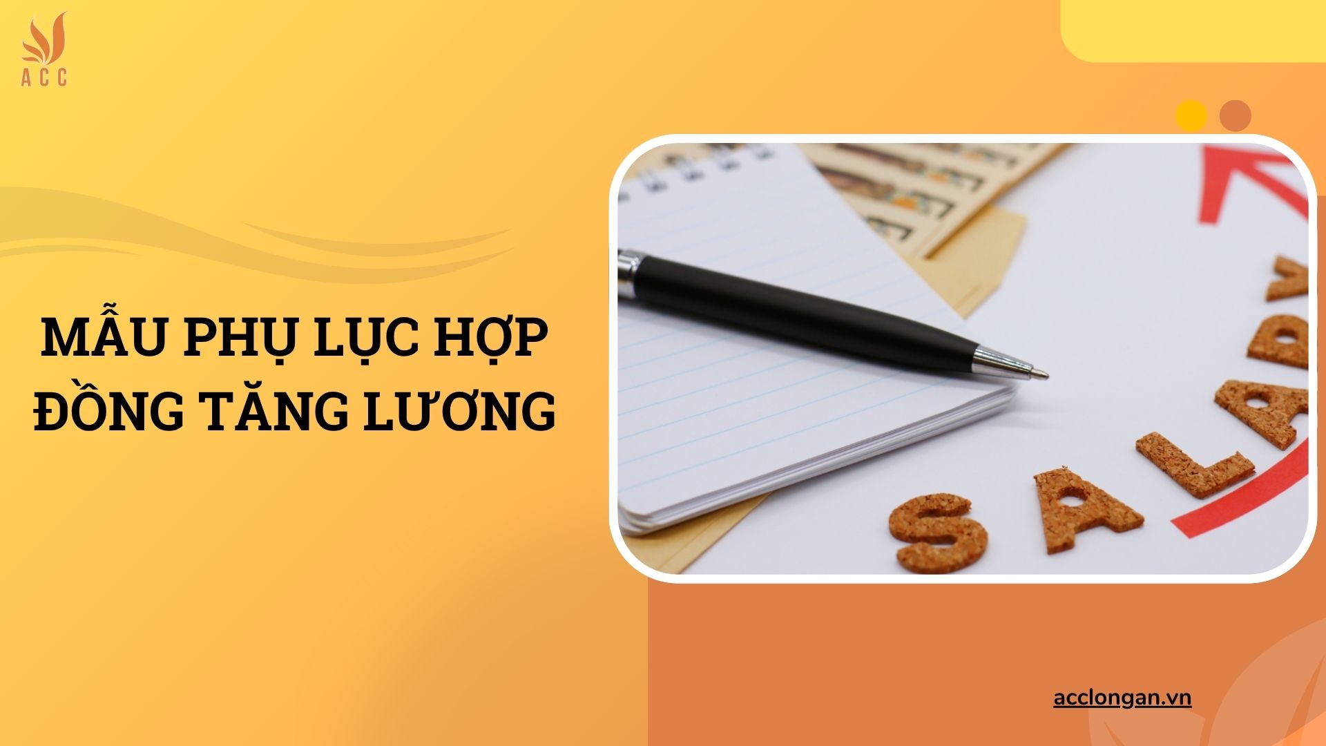 Mẫu phụ lục hợp đồng tăng lương