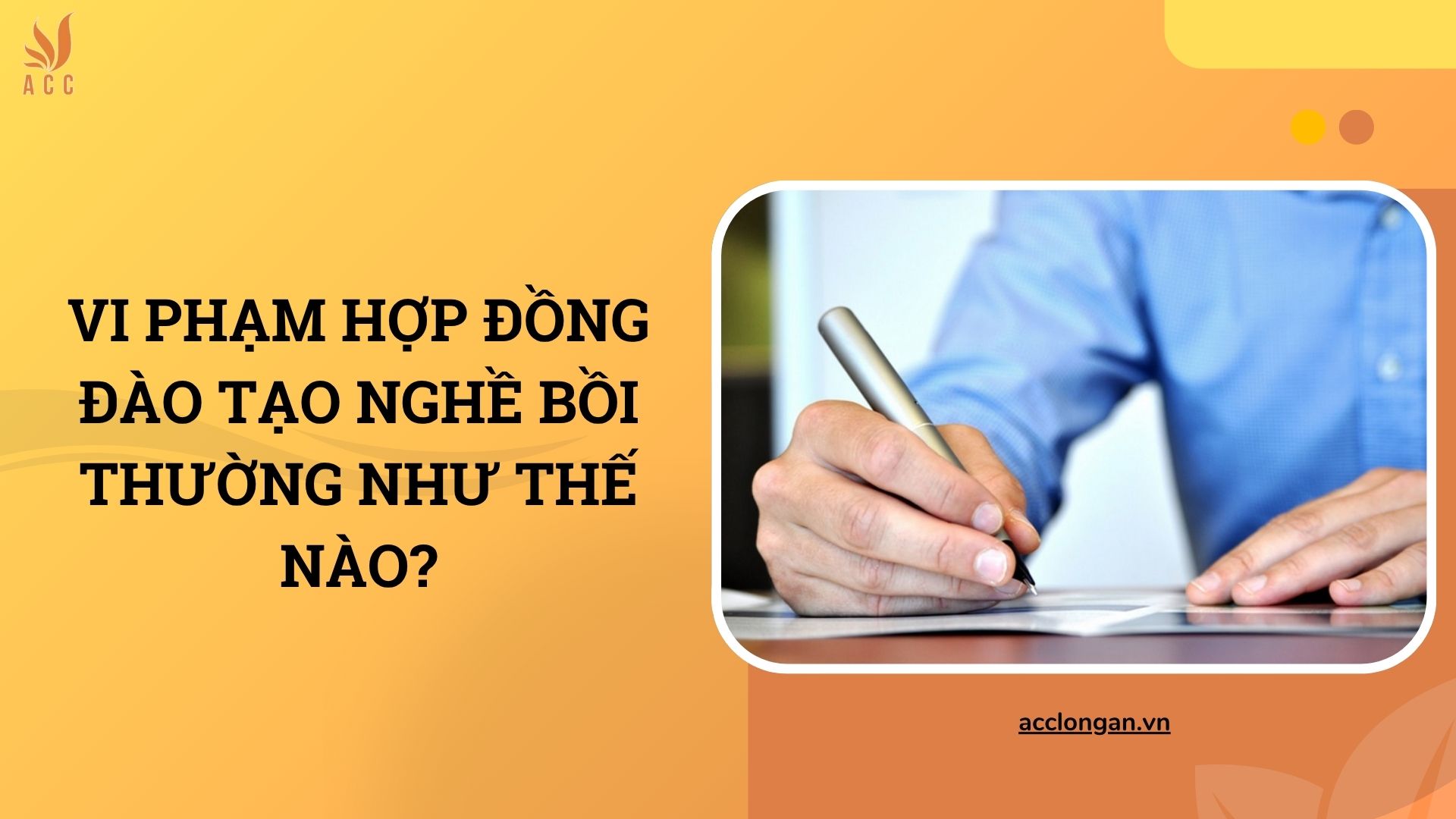 Vi phạm hợp đồng đào tạo nghề bồi thường như thế nào?