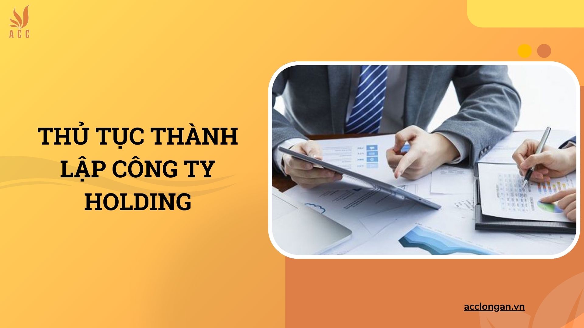 Thủ tục thành lập công ty holding