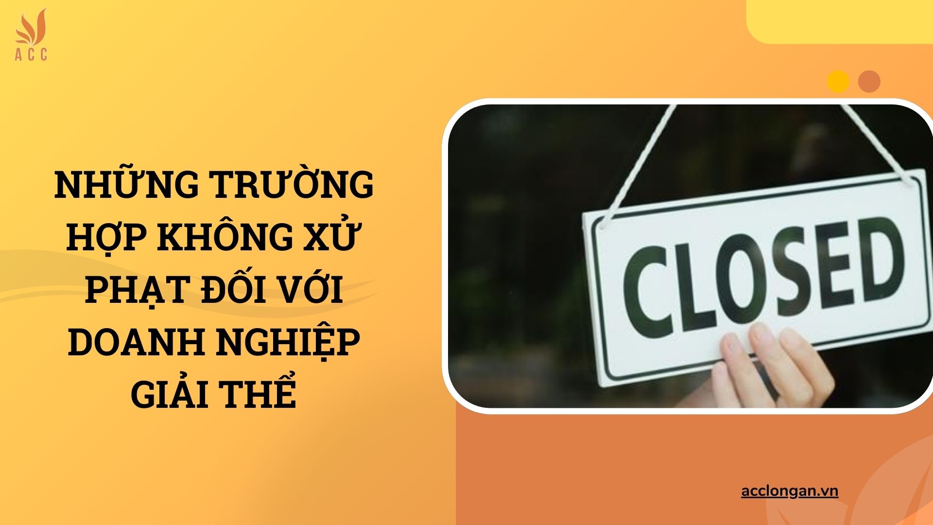Những trường hợp không xử phạt đối với doanh nghiệp giải thể