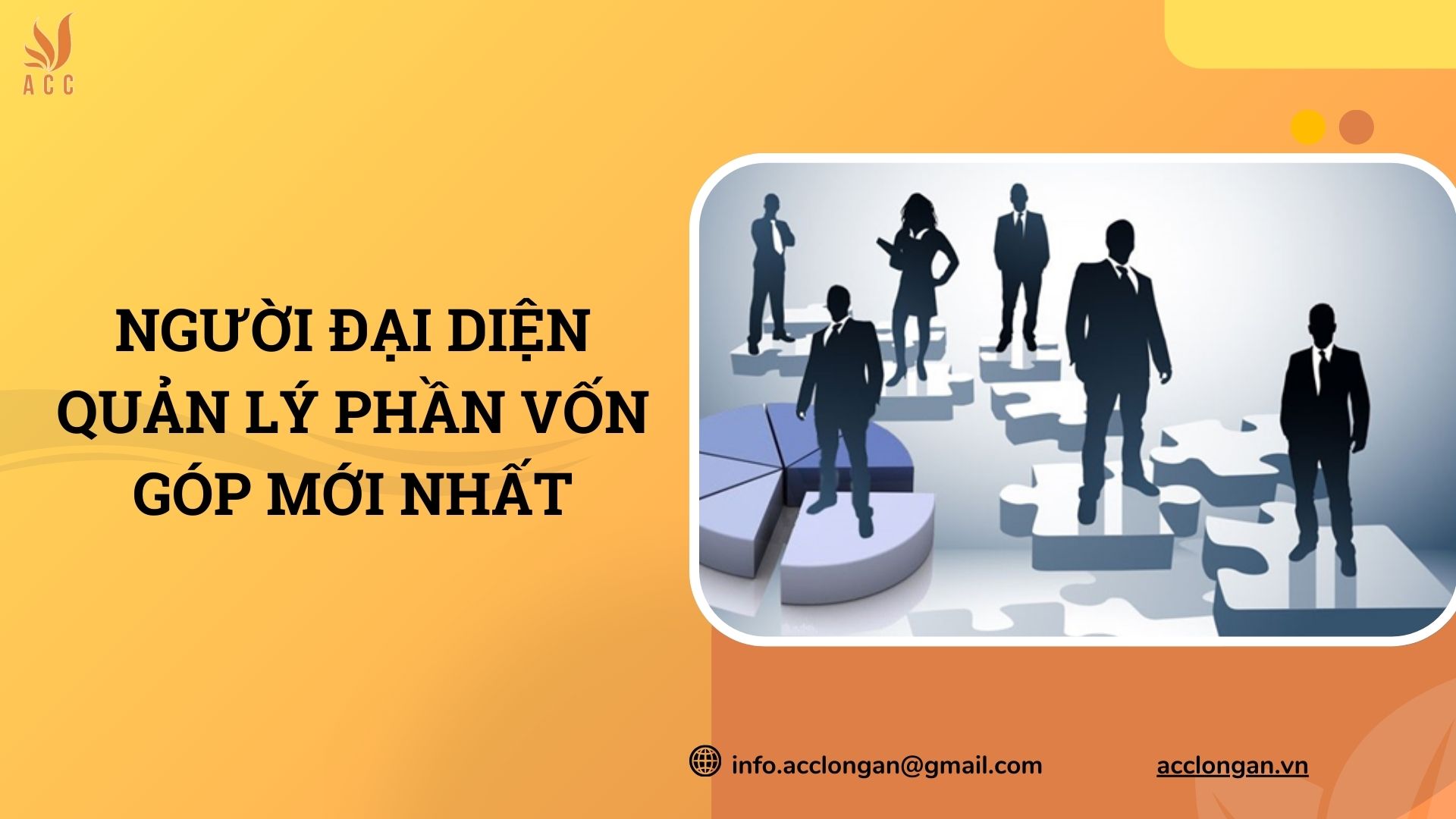Người đại diện quản lý phần vốn góp mới nhất