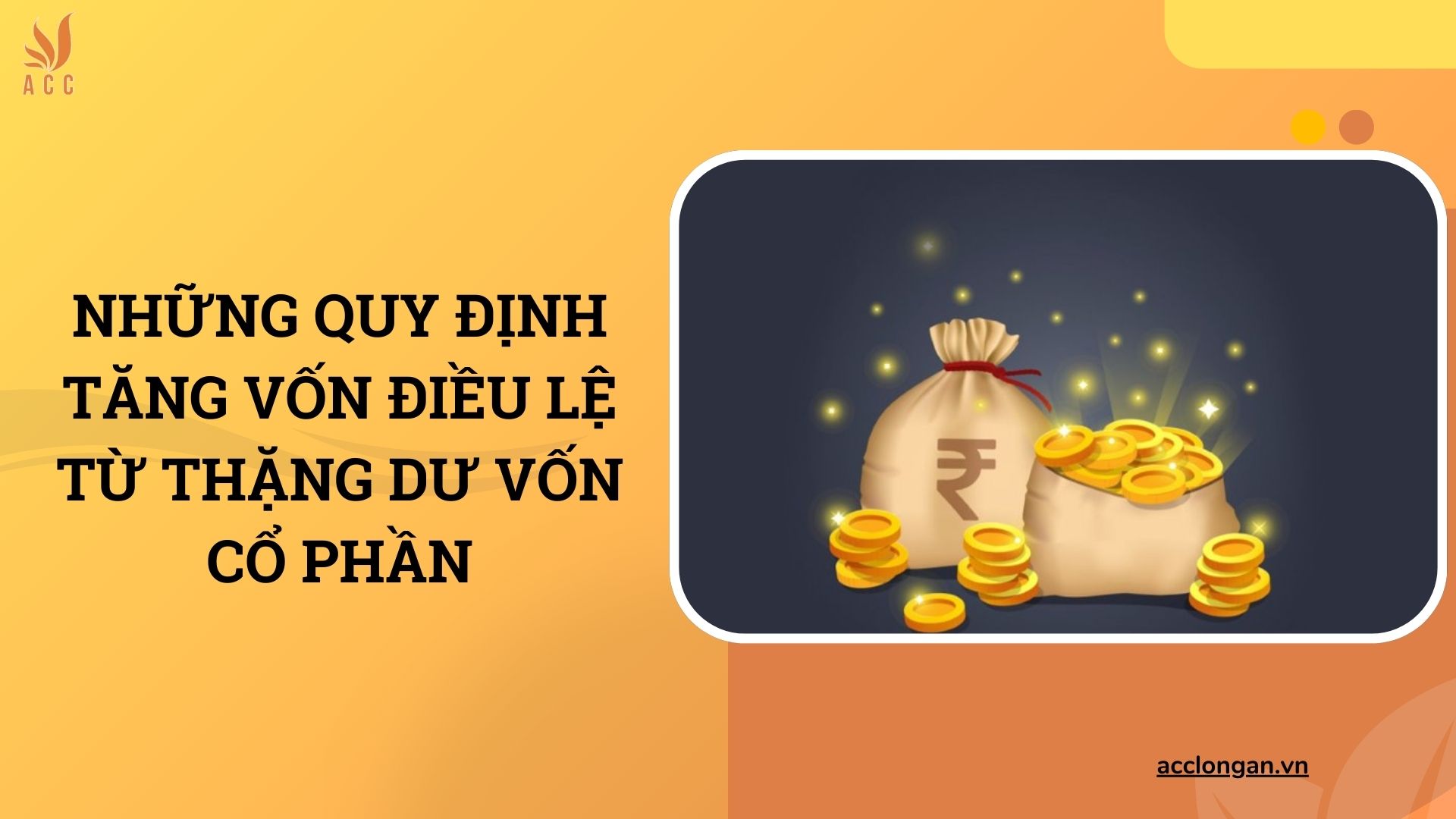 Những quy định tăng vốn điều lệ từ thặng dư vốn cổ phần