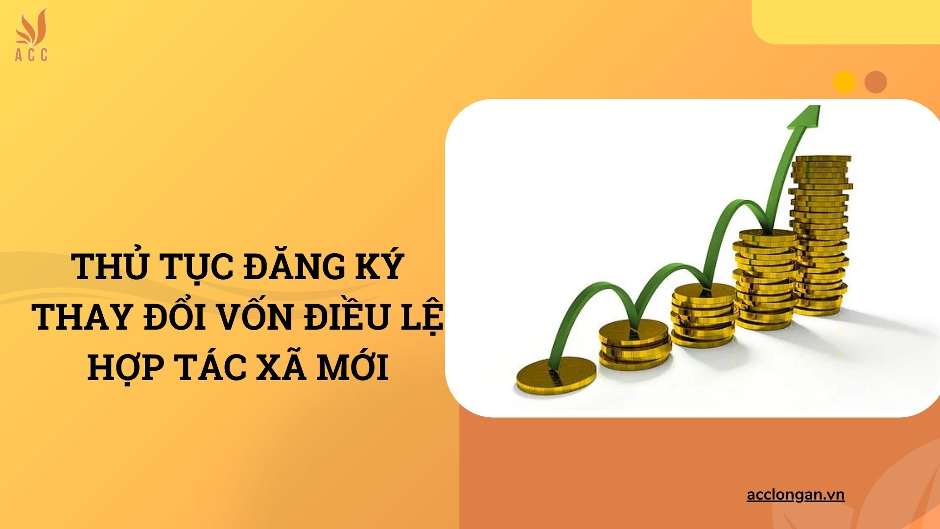 Thủ tục đăng ký thay đổi vốn điều lệ hợp tác xã mới