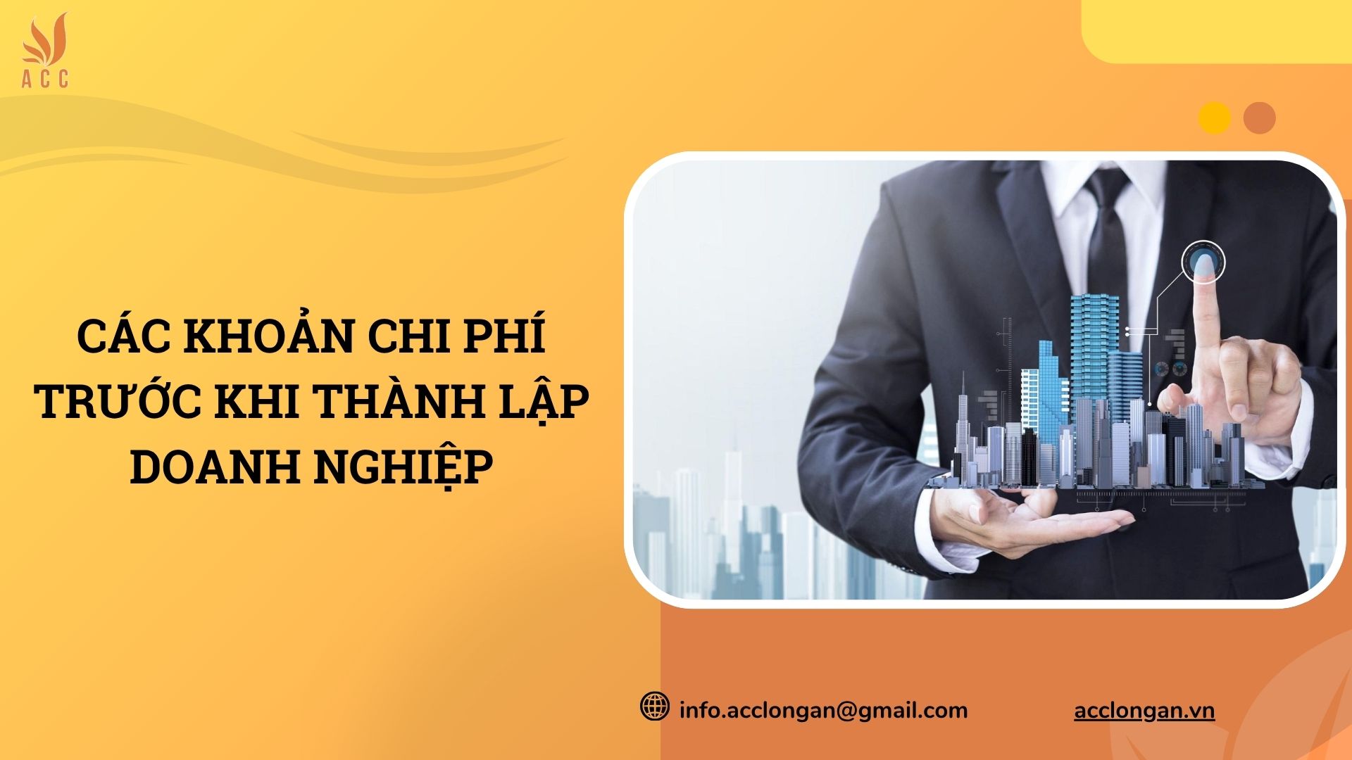 Các khoản chi phí trước khi thành lập doanh nghiệp
