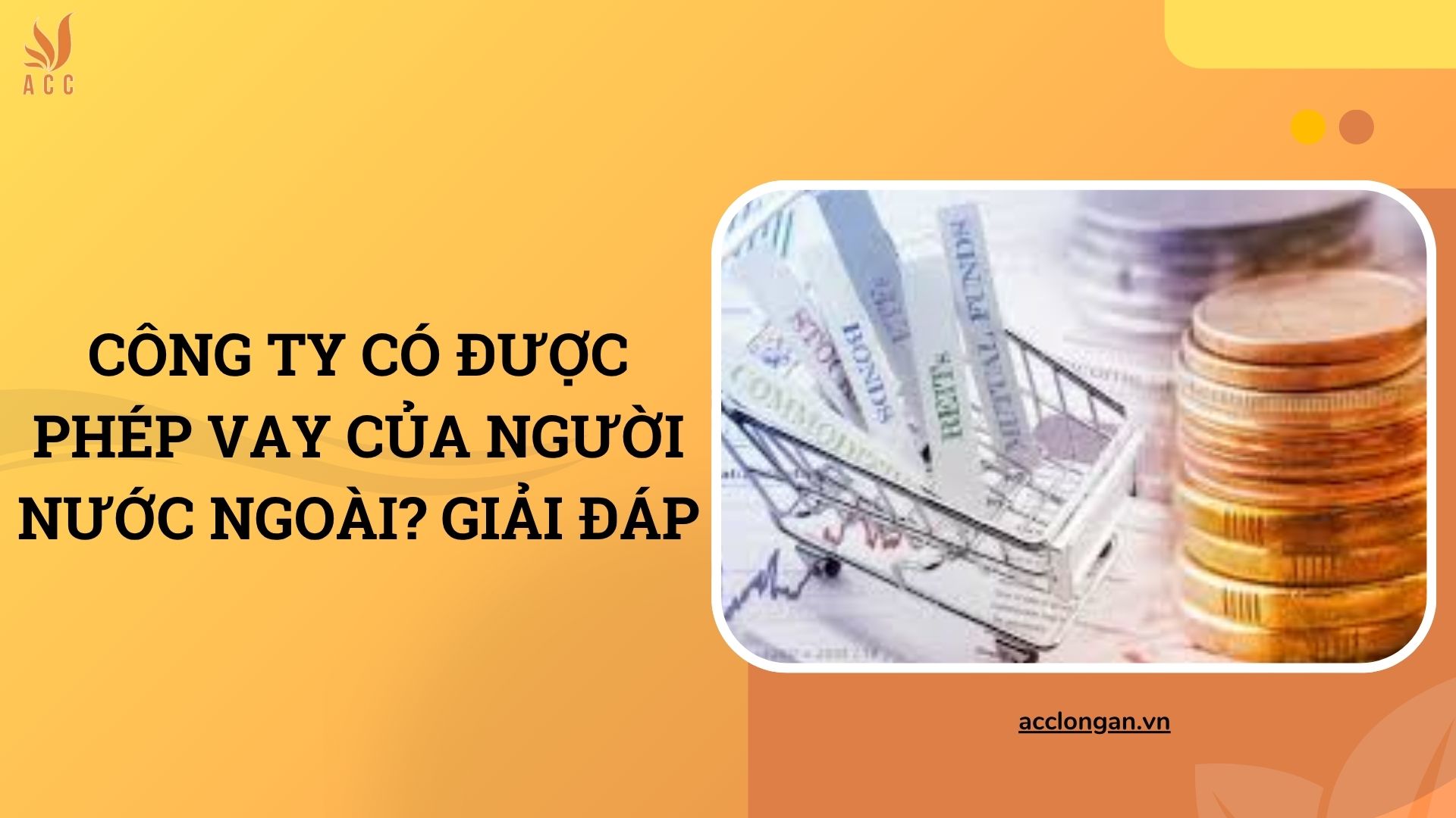 Công ty có được phép vay của người nước ngoài? Giải đáp