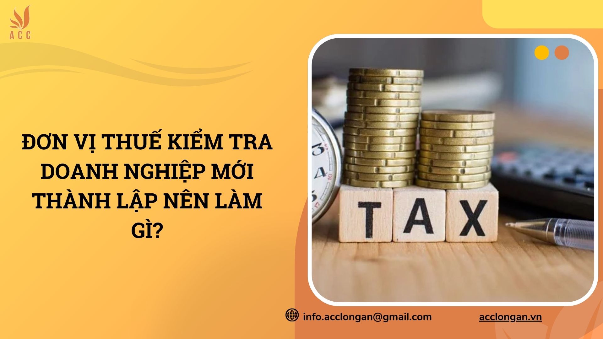 Đơn vị thuế kiểm tra doanh nghiệp mới thành lập nên làm gì?