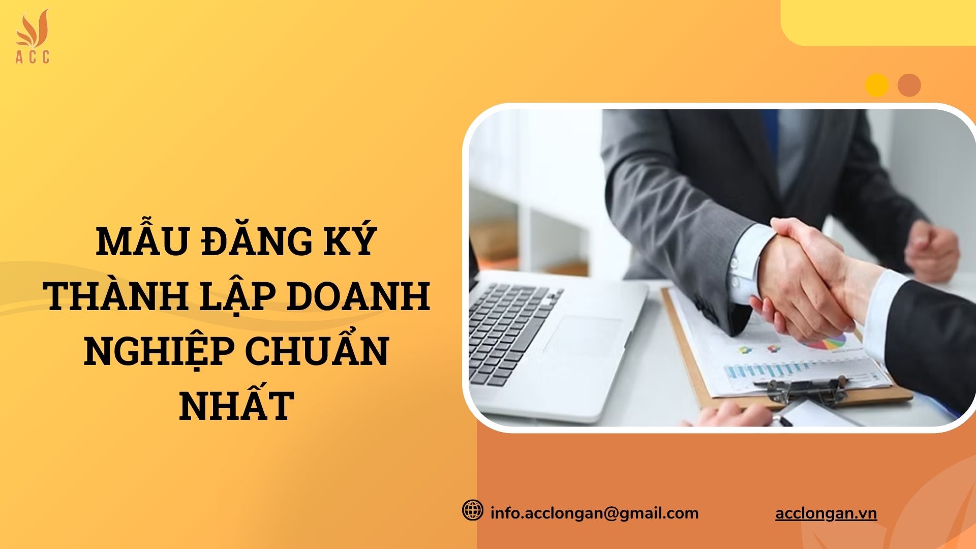 Mẫu đăng ký thành lập doanh nghiệp chuẩn nhất