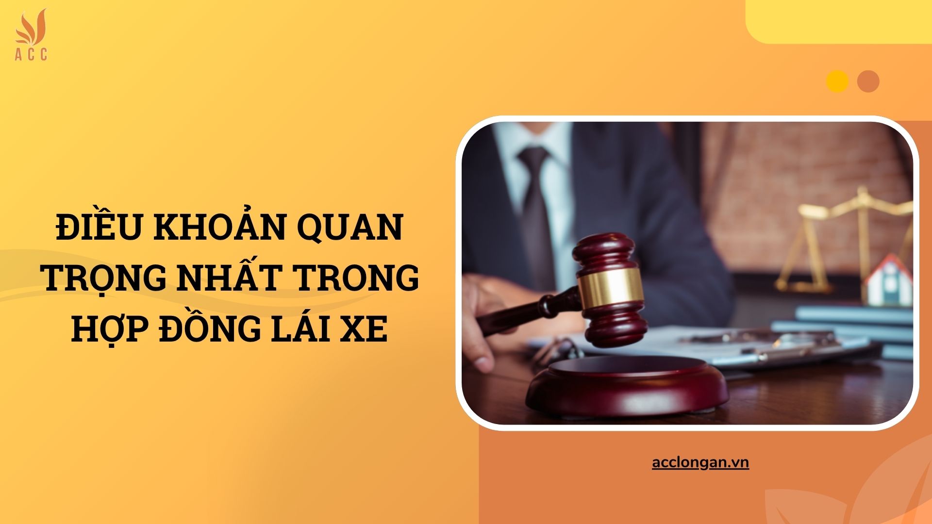 Điều khoản quan trọng nhất trong hợp đồng lái xe