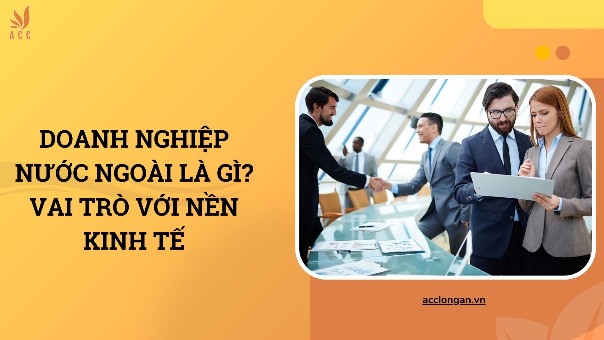 Doanh nghiệp nước ngoài là gì? Vai trò với nền kinh tế