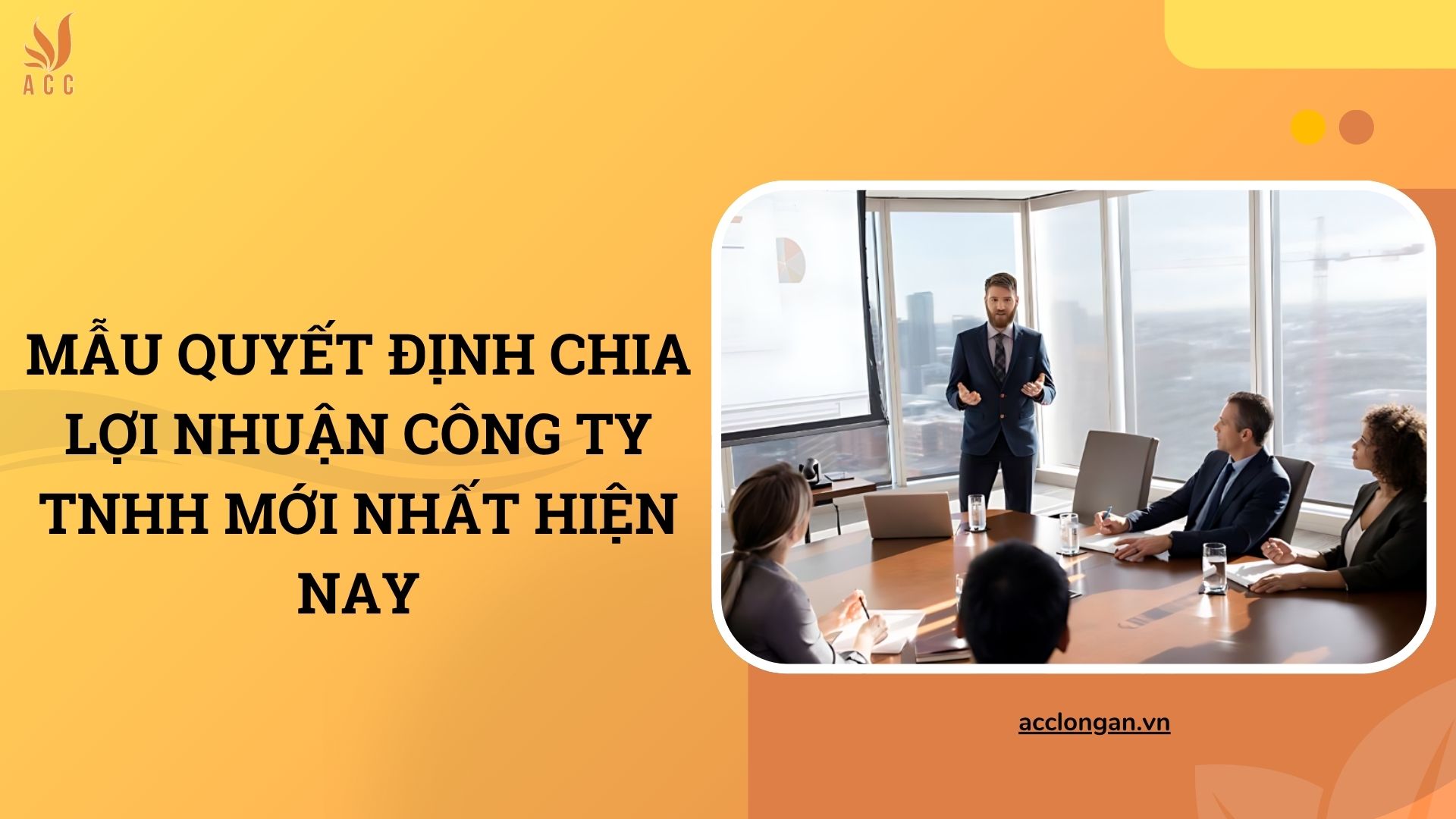 Mẫu quyết định chia lợi nhuận công ty TNHH mới nhất hiện nay