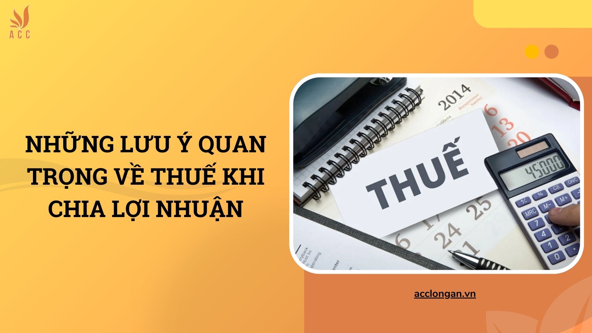 Những lưu ý quan trọng về thuế khi chia lợi nhuận