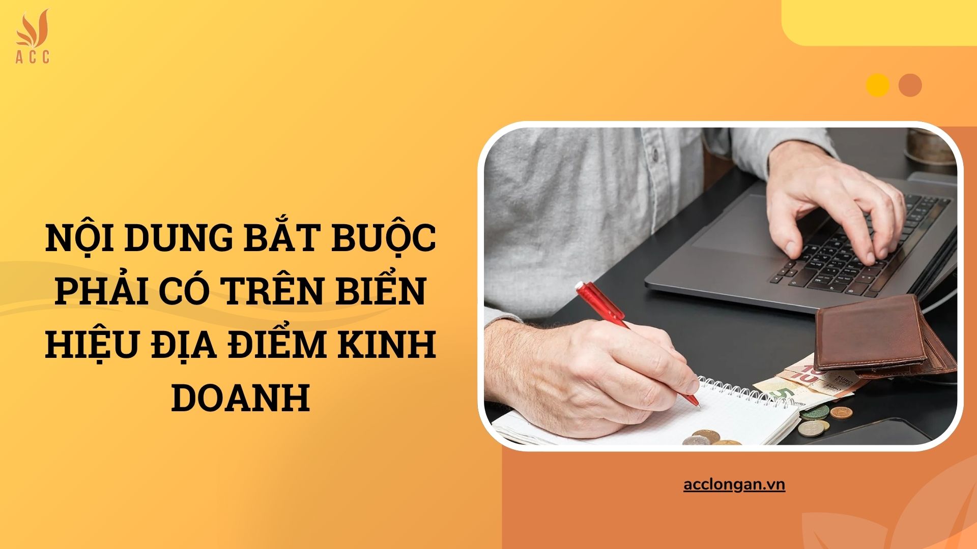Nội dung bắt buộc phải có trên biển hiệu địa điểm kinh doanh