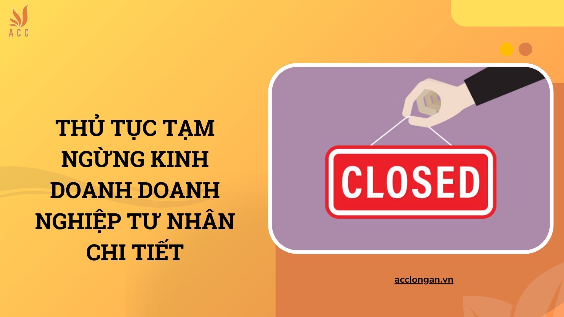 Thủ tục tạm ngừng kinh doanh doanh nghiệp tư nhân chi tiết