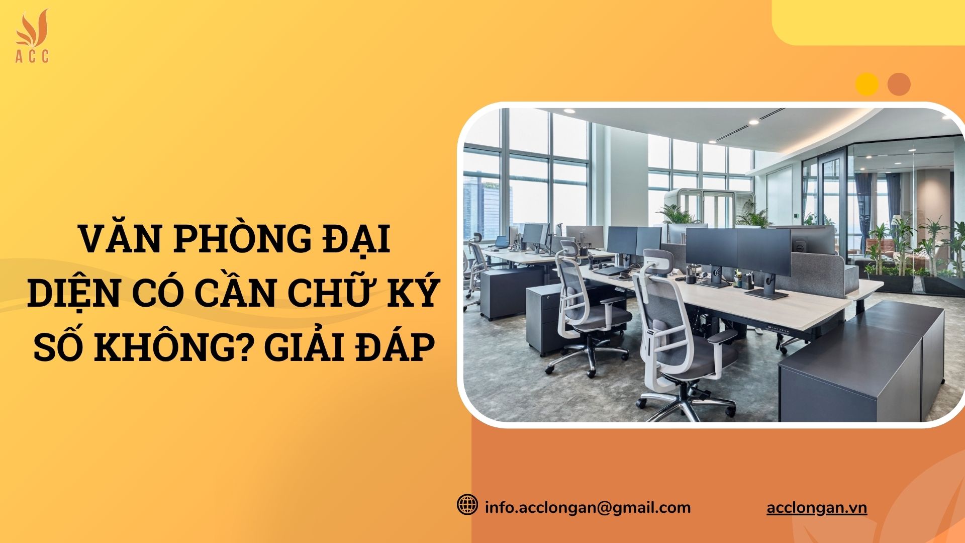 Văn phòng đại diện có cần chữ ký số không? Giải đáp