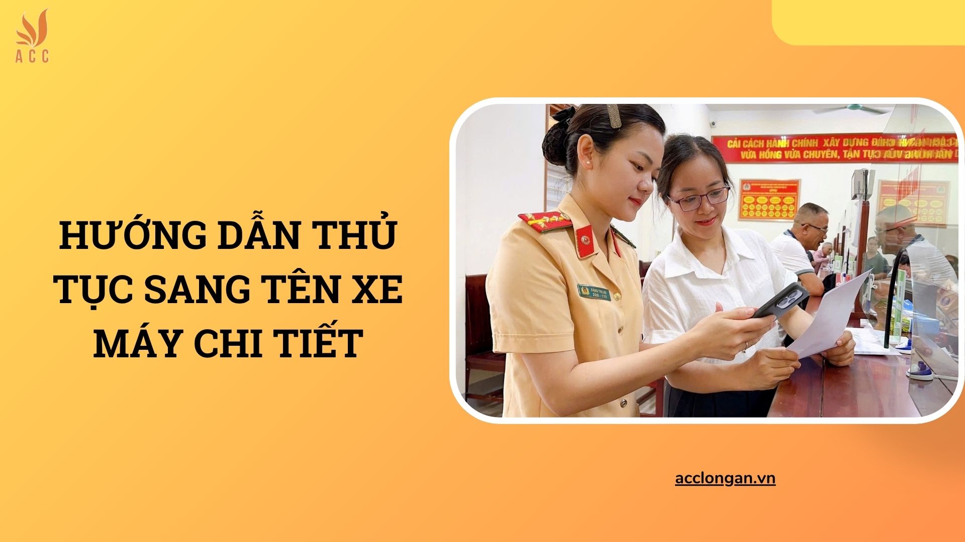 Hướng dẫn thủ tục sang tên xe máy chi tiết