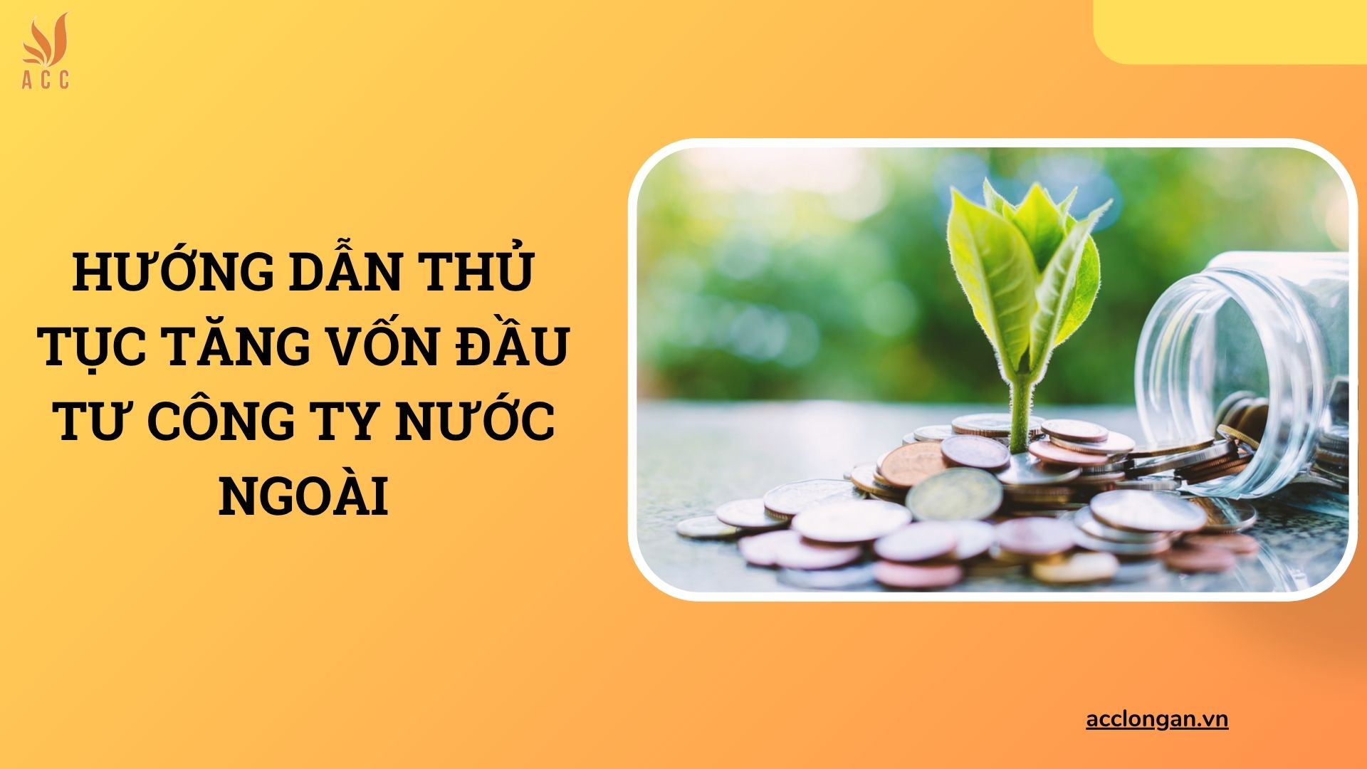 Hướng dẫn thủ tục tăng vốn đầu tư công ty nước ngoài