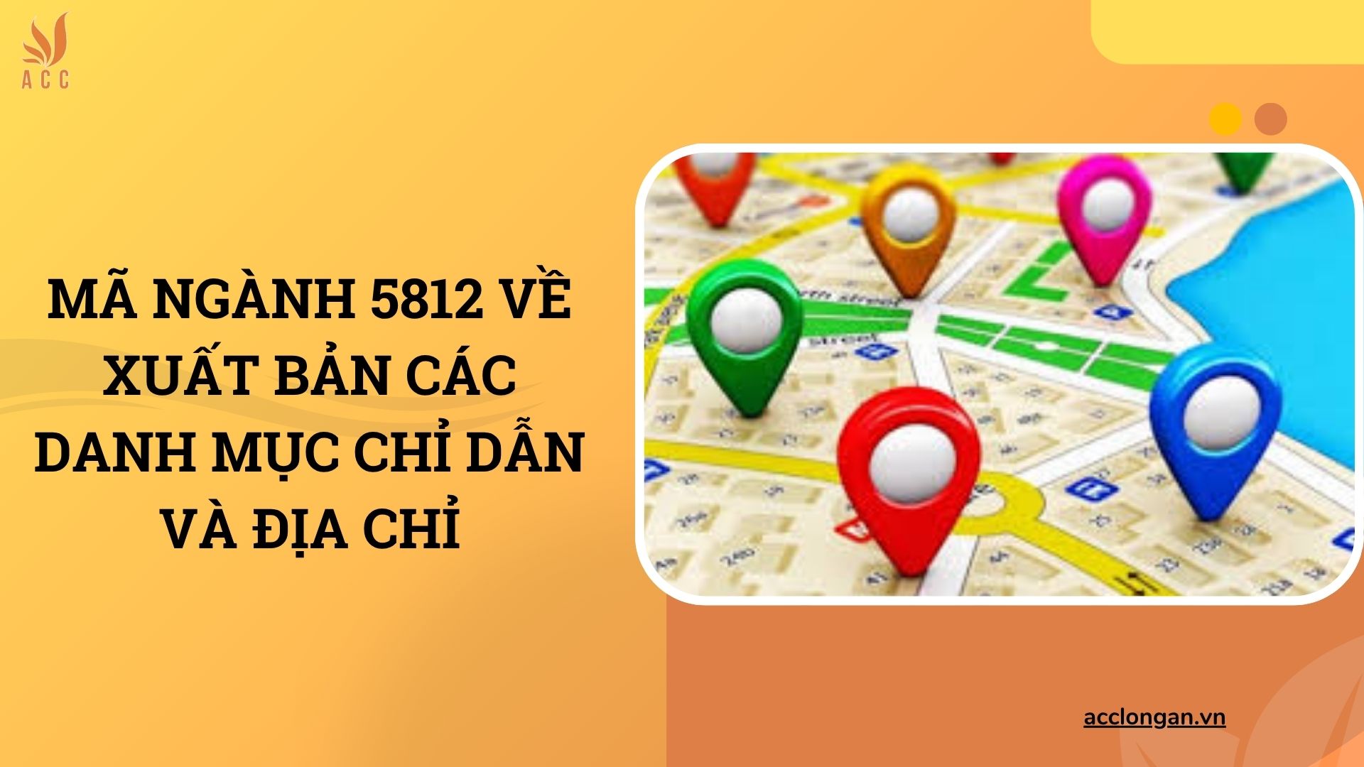 Mã ngành 5812 về xuất bản các danh mục chỉ dẫn và địa chỉ