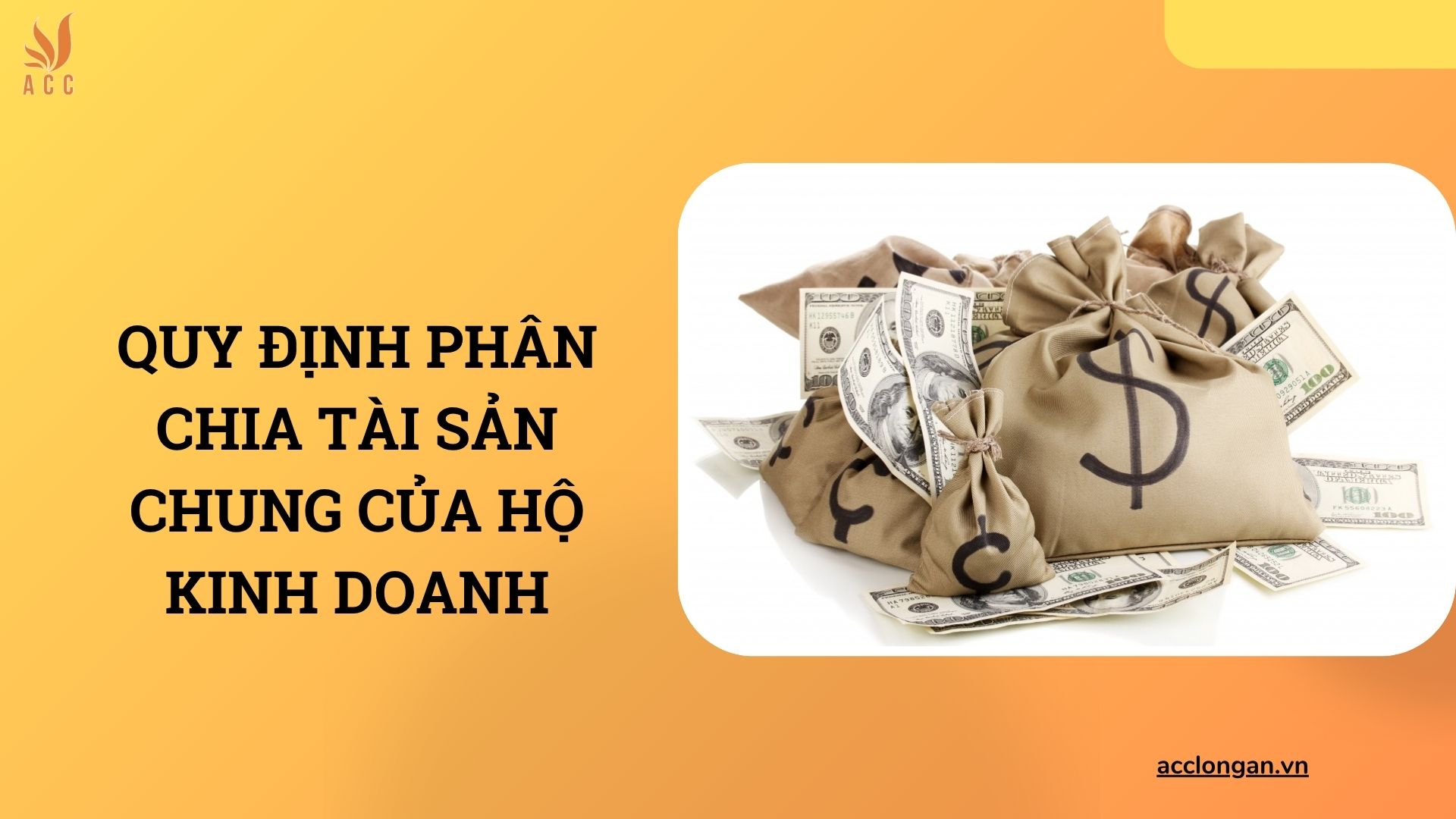 Quy định phân chia tài sản chung của hộ kinh doanh