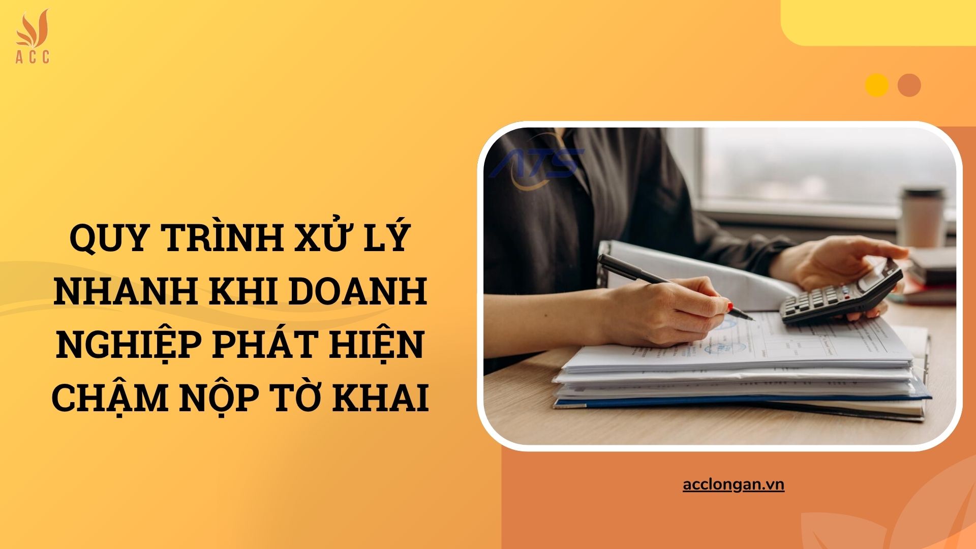 Quy trình xử lý nhanh khi doanh nghiệp phát hiện chậm nộp tờ khai