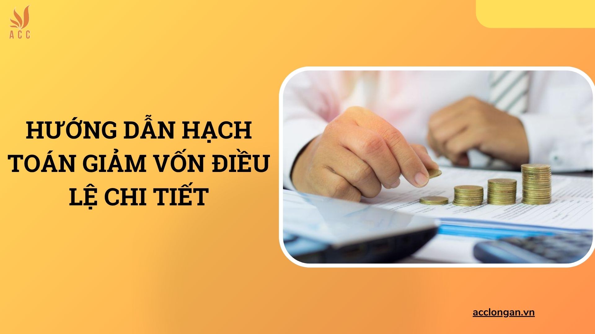 Hướng dẫn hạch toán giảm vốn điều lệ chi tiết