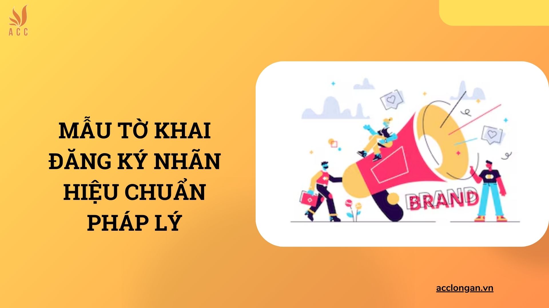 Mẫu tờ khai đăng ký nhãn hiệu chuẩn pháp lý