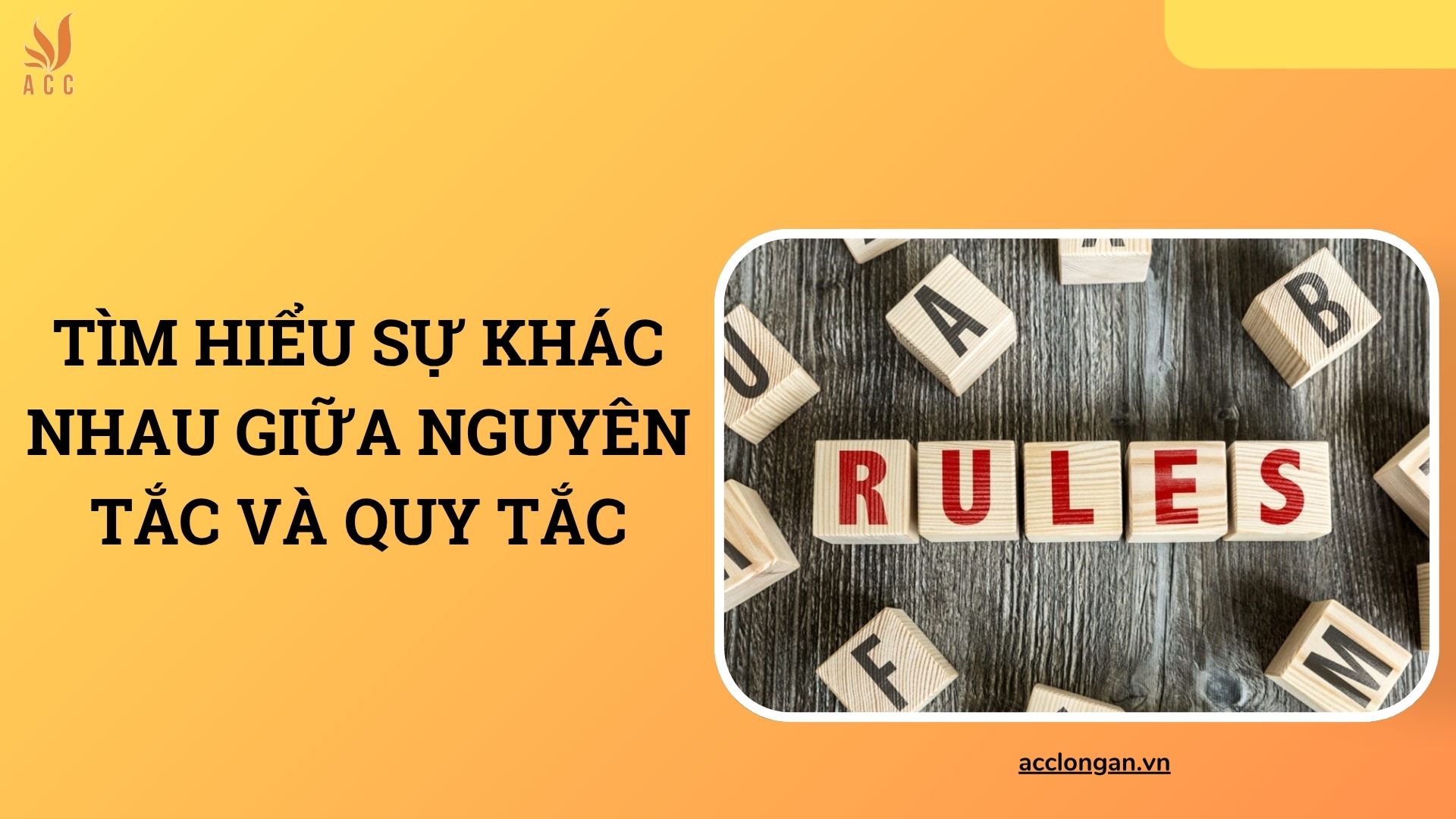 Tìm hiểu sự khác nhau giữa nguyên tắc và quy tắc