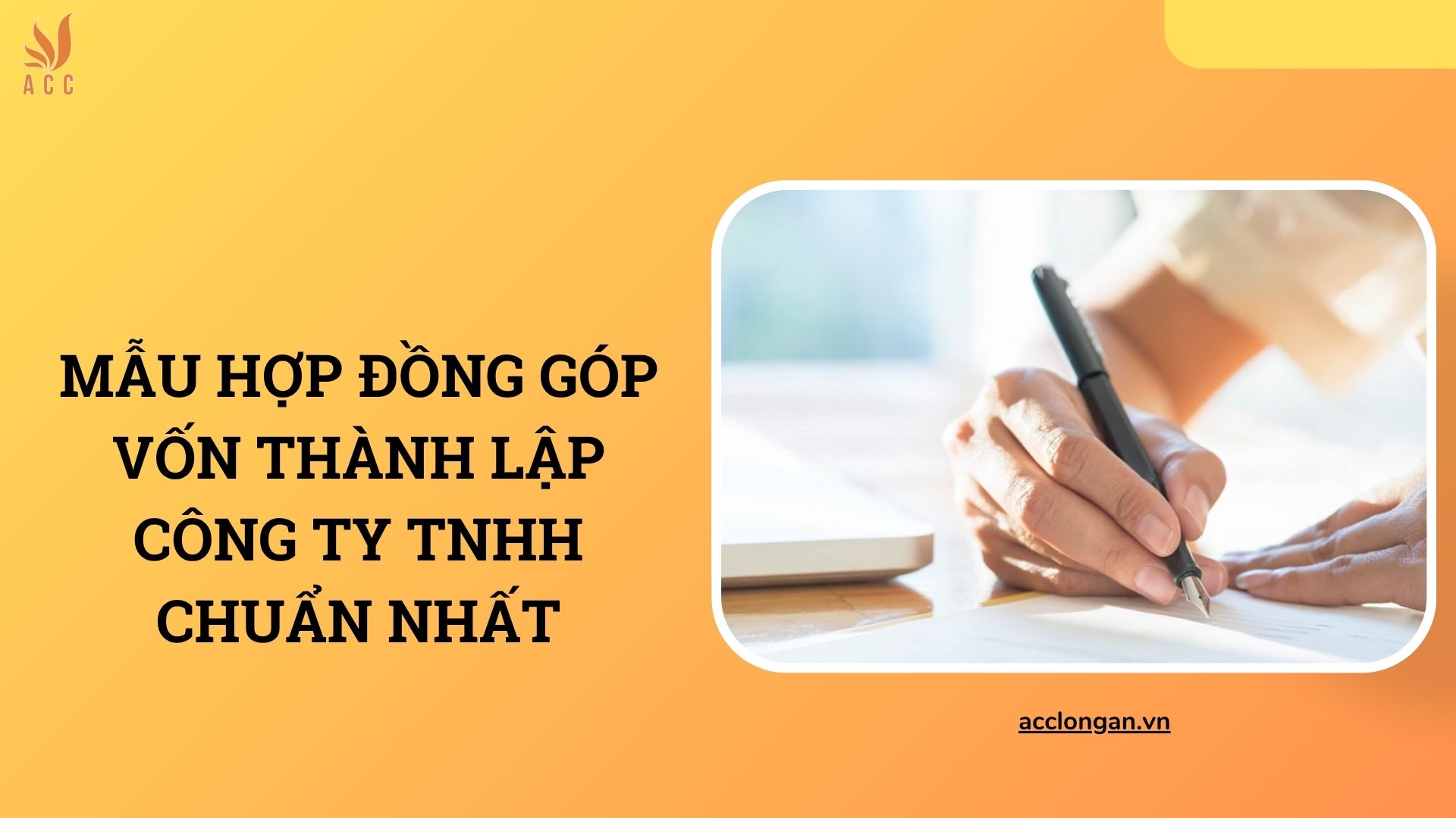 Mẫu hợp đồng góp vốn thành lập công ty TNHH chuẩn nhất